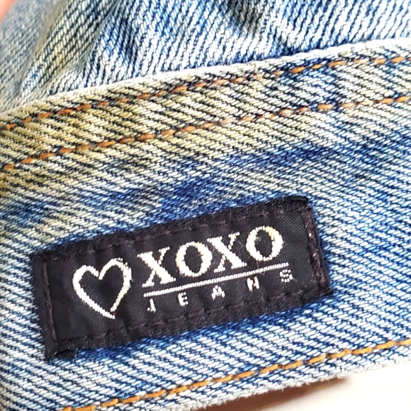 XOXO - size M - Vintage denim jean jacket -  100% cotton - Picture 7 of 8